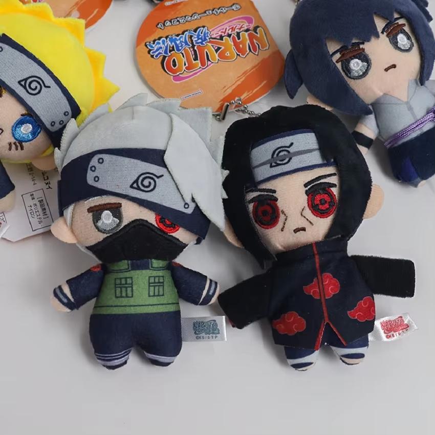 Naruto Shippuden Stuffed Doll Itachi Uchiha/Naruto Uzumaki/Sasuke Uchiha/Kakashi Cartoon Plush Pendant Keychain Ornament Toys