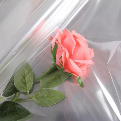44*44Cm 50 Stück Transparentes Zellophan Blumenverpackungsmaterial Mit Wasserdichter Kunststofffolie Ausgekleidet