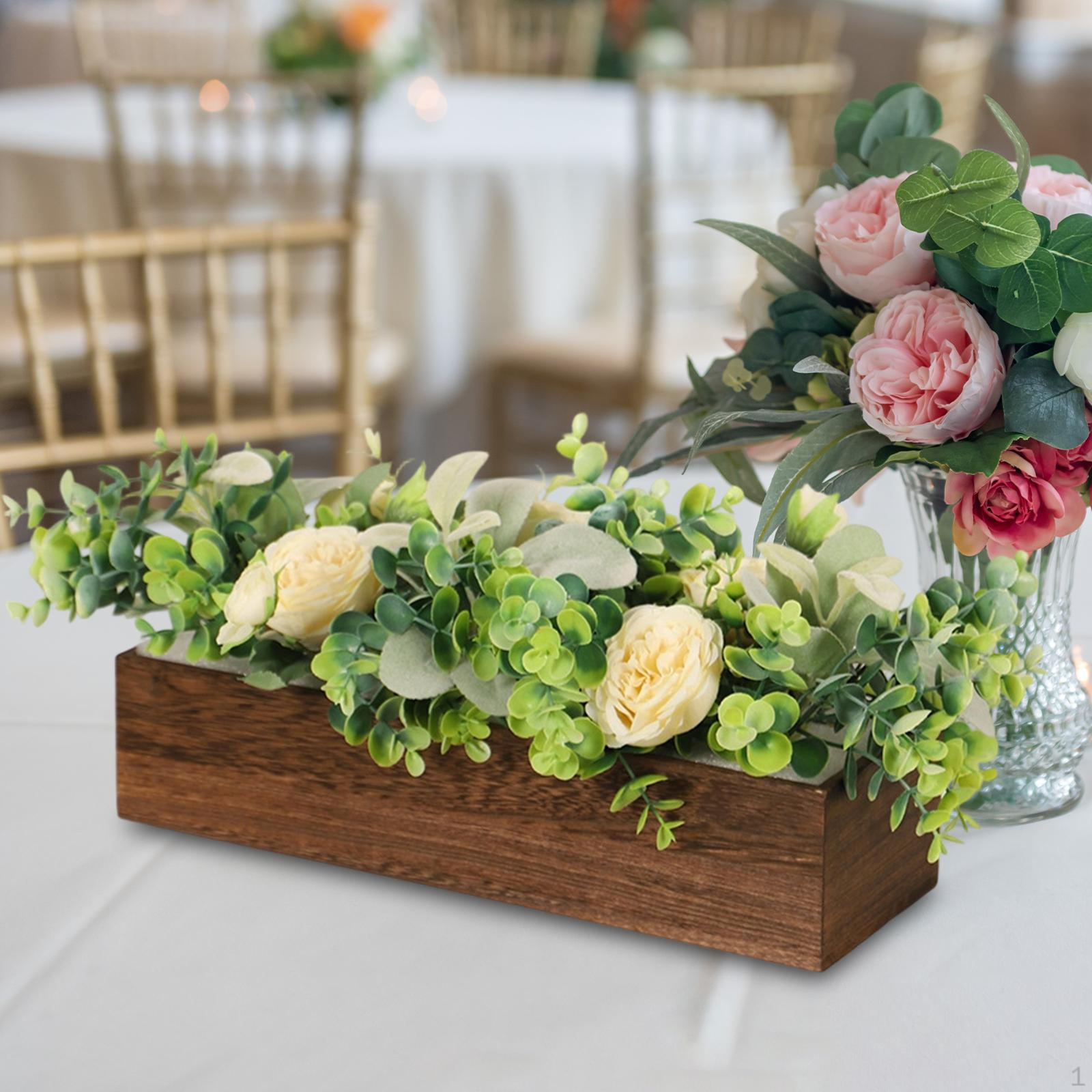 

Floral Table Centerpiece Artificial Flowers Flower Arrangement Desktop Ornament Faux Plant for Desk