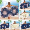 Nordic Style Sun & Moon Double-Sided Terry Cloth Beach Towel