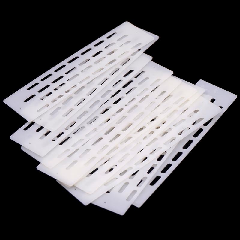 

20/40pcs Anti Escape Bees Queen Plastic Spacer Frame Beehive Blocker Barrier Sheet Nest Door Apiculture Tool Equipment 20PCS белый