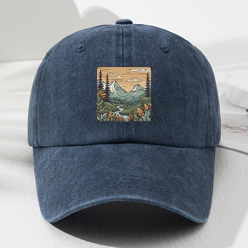 Unisex Stream SoftTop Baseball Cap Vintage MenS Hat And Stylish Outdoor Hat for Women Adjustable Size For Any Season