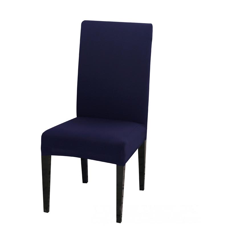 1PC Washable Kitchen Elastic Wedding Stretch Party Chair Protector Dining Room Solid Living Room Chair Slipcovers