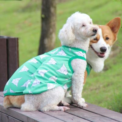 Pet It Cartoon Dog Clothes Spring and Summer Anti-hair Golden Retriever Edge Herding Big Dog Clothes Pet Vest Large Dog