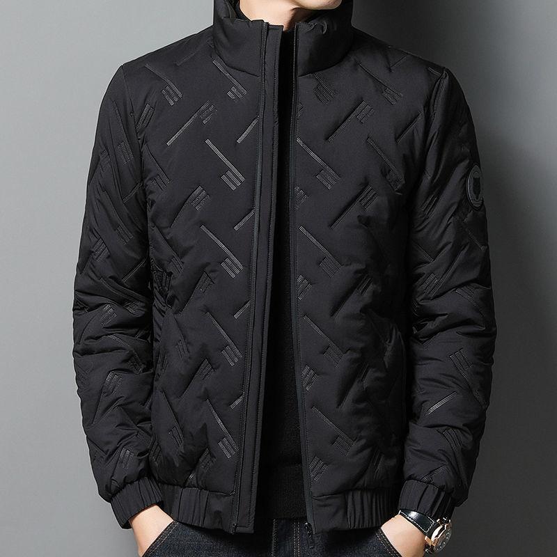 

New winter cotton-padded clothes men s tiger head thickened cotton-padded clothes fashion trend cotton-padded clothes thickened cotton-padded clothes M чорний