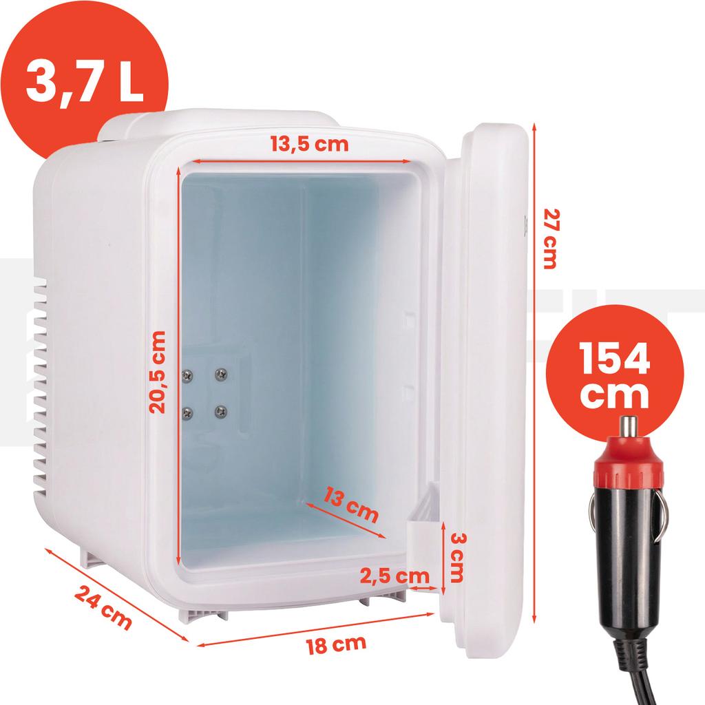 Car Travel Refrigerator 12v 230v 4l with Heating and Cooling Function Minicold-4l White