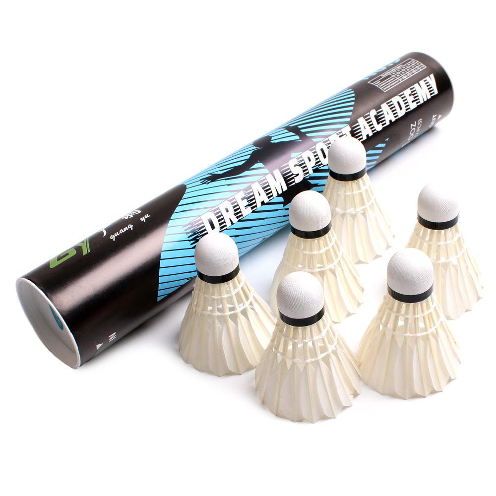 Durable Professional Badminton Balls - 12-Pack for Indoor/Outdoor Training & Competition