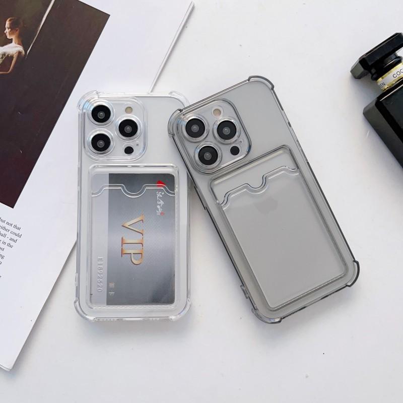 Suitable 16pm Apple Phone Case New Card Insertion Protective IPhone 15promax Anti Drop Bag