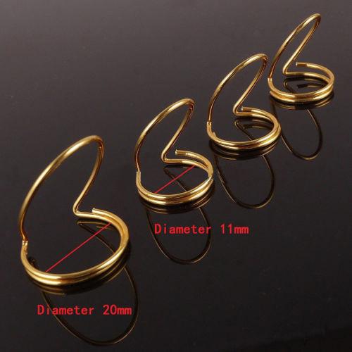 Metal Finger Picks Thumb and Index Finger Picks Musical Instrument Picks Adjustable Spring Guitar Picks Metal Picks