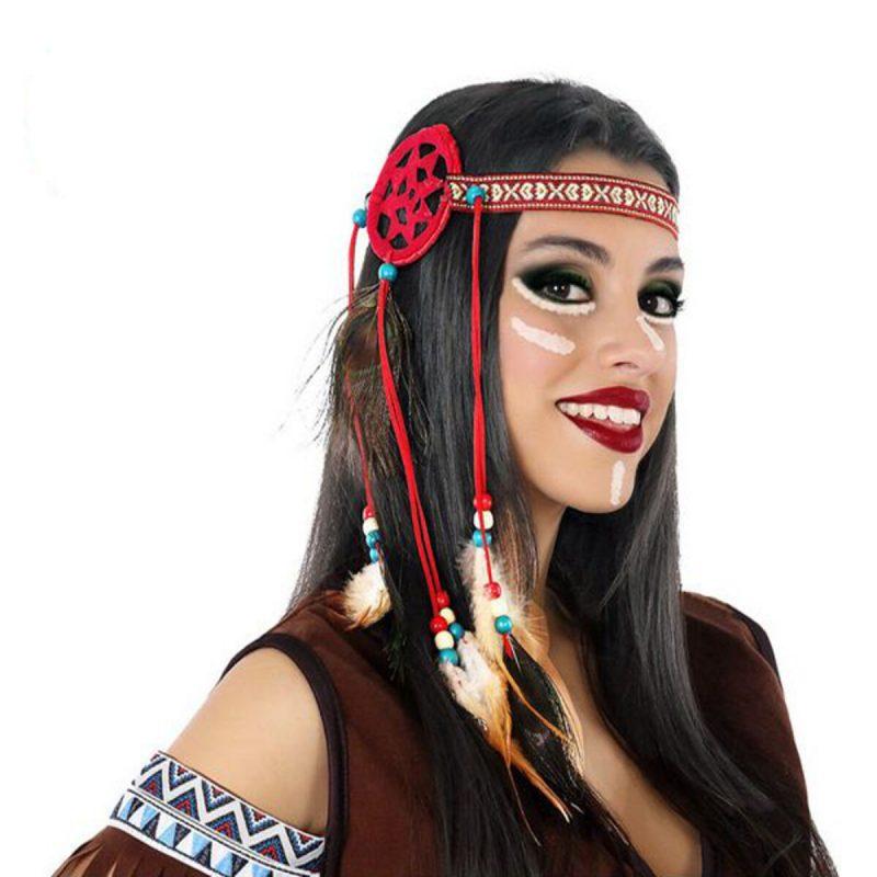 BB Carnival-Headdress 112283 Red American Indian
