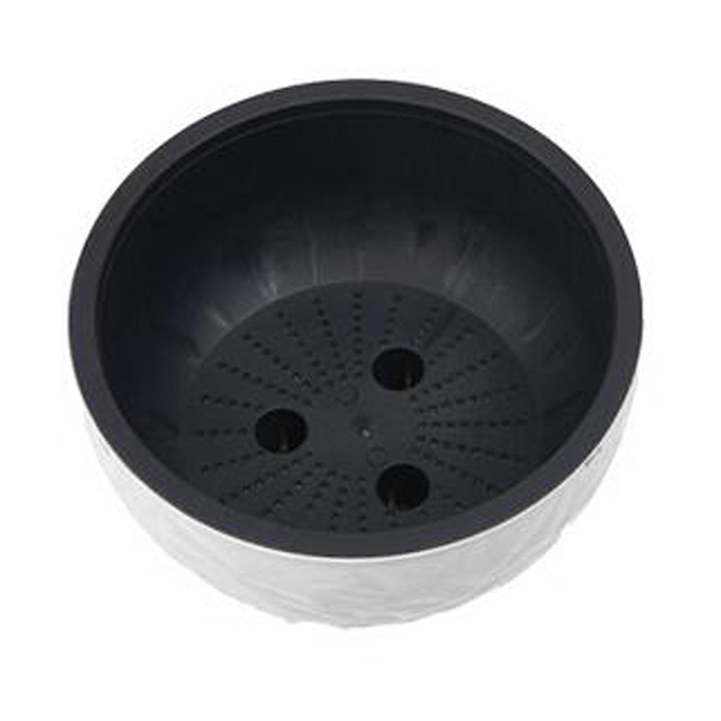 Hanging Planter Garden Flower Pots Hanging Planter Basket for Indoor Outdoor Plants with Drain Holes, White Plant Containers