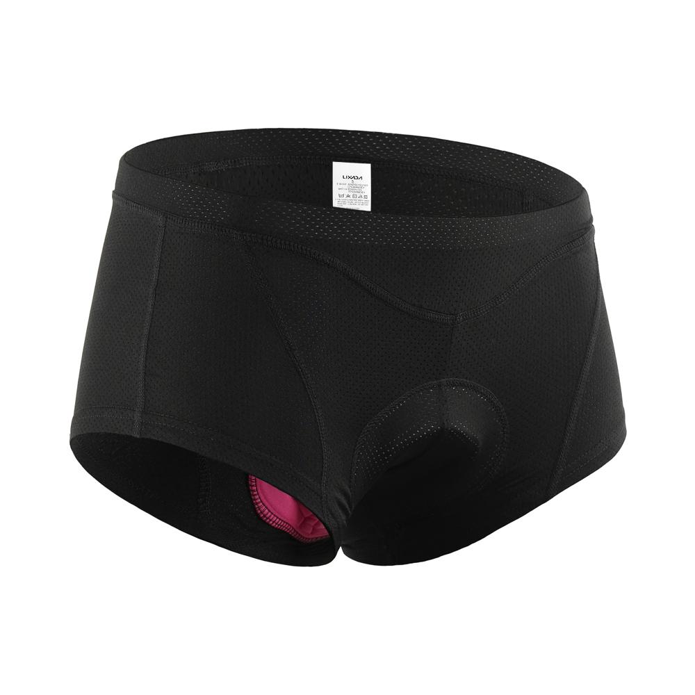 Lixada Women Bike Underwear 3D Gel Padded Bicycle Briefs MTB Cycle Biking Underwear Shorts