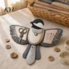 DIY Vogel Näh-Organizer Form Filz-Set, Tragbare Dekorative Basteltasche Handgemachtes Set mit Scherenfach und Nadelkissen, Stickwerkzeuge Zubehör