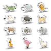 Animal Cookie Cutters For Kids, Safari Zoo Animals 12 Pcs Cookie Cutters Set With Lion, Giraffe, Hippo, Koala, Elephant, Dog