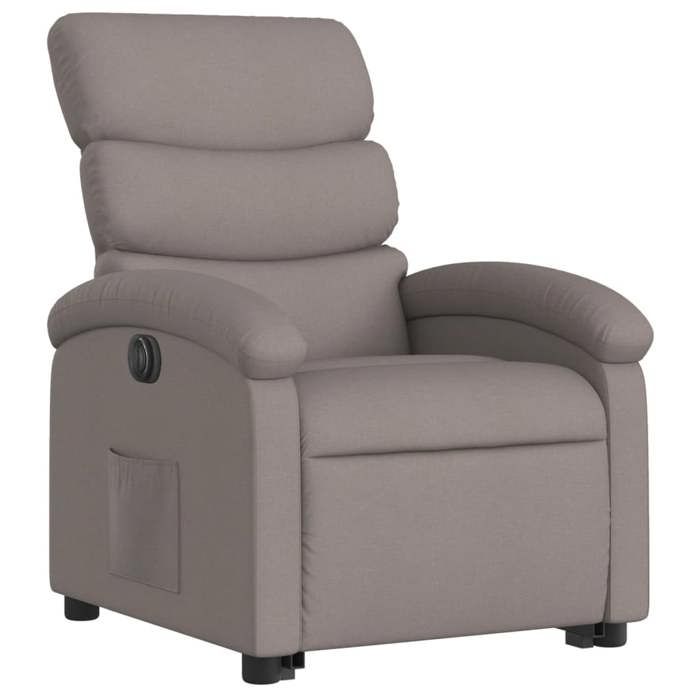 VidaXL Electric Recliner, Relaxation Chair with Adjustable Backrest and Footrest, Living Room Seat, Modern, 3204010