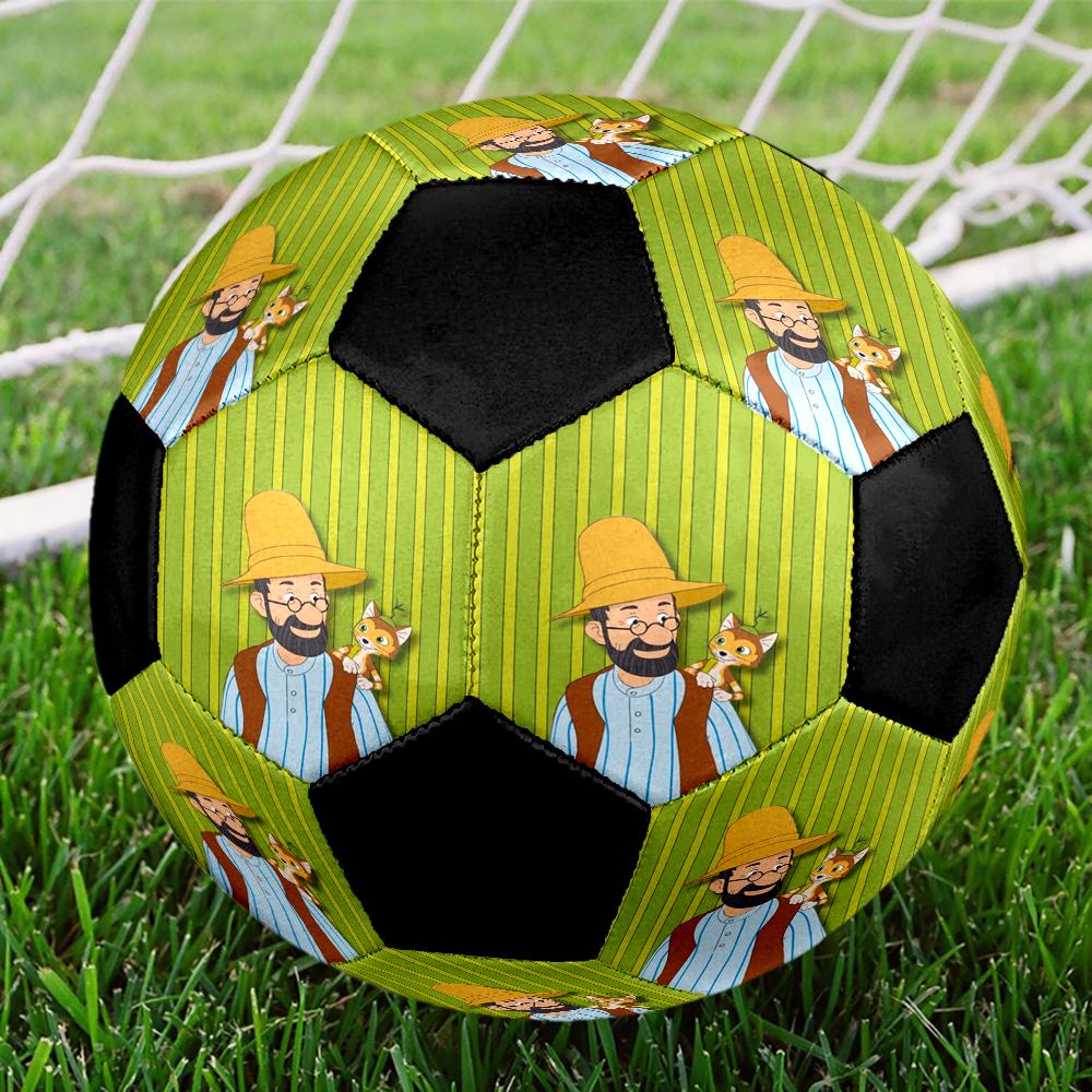 Pettson and Findus Theme Size 5 Soccer Ball, Suitable for Both Indoor and Outdoor Matches, a Gift Suitable for Everyone.