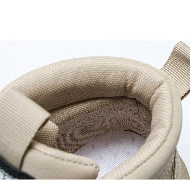 Casual Outdoor Workwear Boots  Trendy Men's Shoes Leather Boots  High Top Men's Boots Dirt Resistant and Waterproof Boots Retro Men's Boots