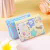 Stylish Colorful Graffiti Women's Compact Tri-Fold Wallet with Multi-Card Slots
