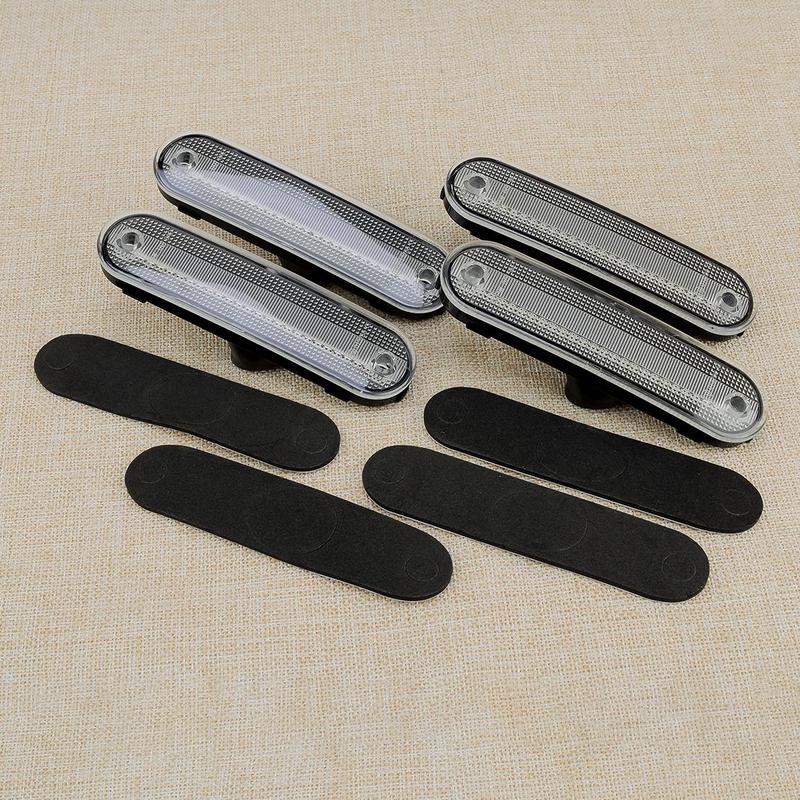 NA01515FX 8BN1-51-120 MA2550107 MA2551107 4Pcs/Set Clear Lens Front Rear Static LED Side Marker Light Fit For Mazda Miata MX-5