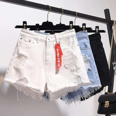 Pantaloncini Larghi in Denim Chiaro da Donna - Stile Europeo & Americano