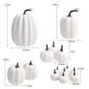 14 Pieces Artificial Pumpkins Paintable Faux Pumpkin Set
