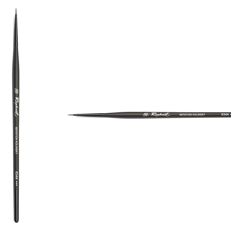 

Raphael stradivarius Round/medium thin brush 8344#5/0