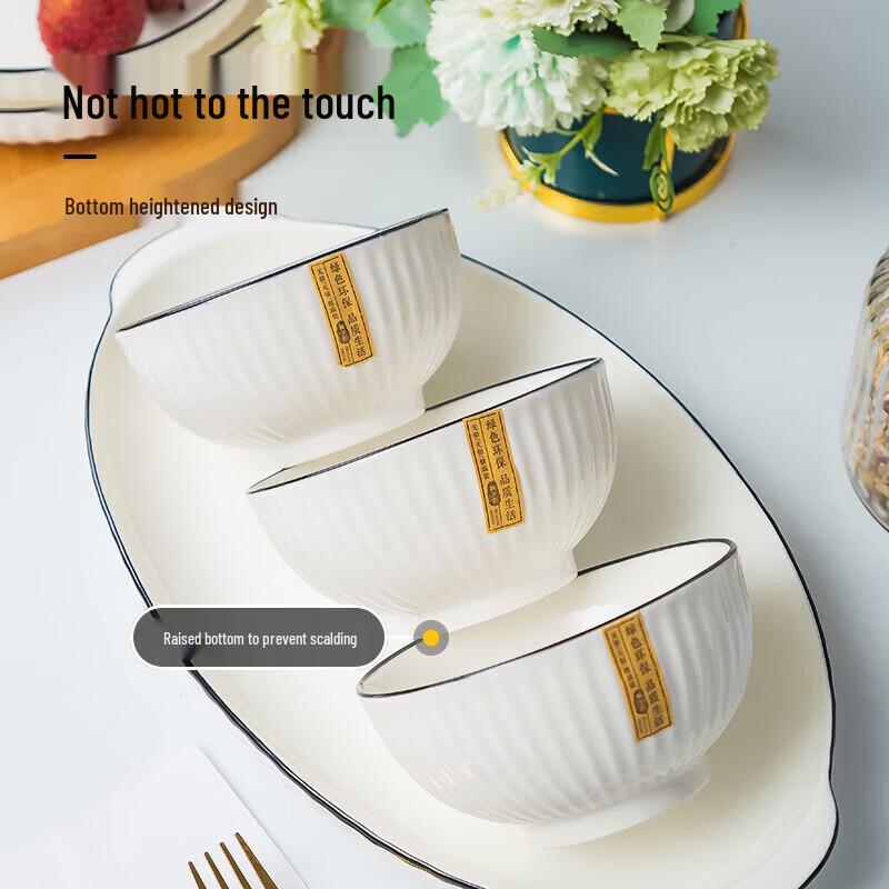 Leyongtu Simple Ceramic Serving Bowls