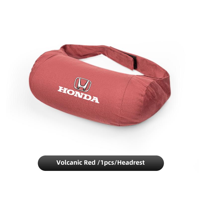 Car Neck Support Pillow Waist Pillow Auto Logo Seat Headrest For Honda Civic Accord Crosstour Spirior Odyssey Avancier UR-V CR-Z
