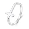 WOSTU Europäische 925er Sterling Silber Einfache Ringe Für Frauen Hochzeit Verlobung Herzringe Mit Zirkonia Originaler Damenschmuck