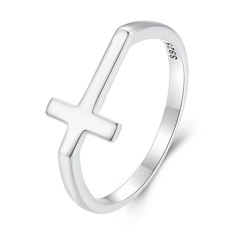WOSTU Europäische 925er Sterling Silber Einfache Ringe Für Frauen Hochzeit Verlobung Herzringe Mit Zirkonia Originaler Damenschmuck