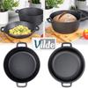 Cast Iron Pot, Roasting Pan, Frying Pan, 2 In 1, 26 Cm