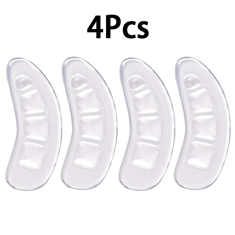 2pcs/4pcs Silicone Heel Protectors High Heels Heel Cushions Sandals Shock Absorbing Forefoot Cushions Foot Care Products