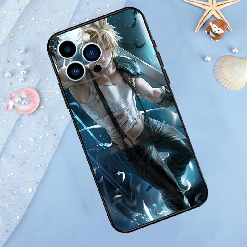 Final Fantasy VII Case For iPhone 17 Pro Max 16 15 14 12 11 13 Pro Max Plus 12 13 Mini 16e 17 Air Back Cover