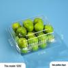 Clear Plastic Disposable Fruit Box with Lid for Strawberries