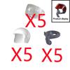 MOC Building Blocks Character Accessories Explosion-Proof Helmets Hats Gas Mask Knife Stands Mechanical Dog Drones DIY Toy Gift