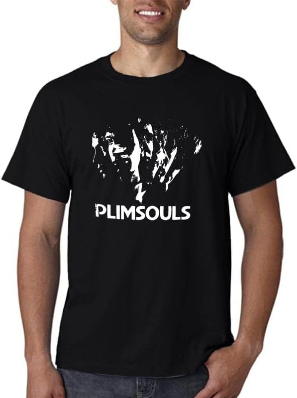 The Plimsouls T Shirt Screen Print Short Sleeve Shirt Cotton Men t Shirt 4XL чёрный