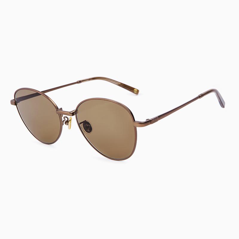 Sodamon Metal Sunglasses Brown Sunglasses Htp641-C2 (Unisex)