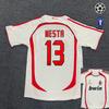 AC Milan Retro Away Jersey #22 Kaka, Champions League, Pirlo, Short Sleeve Football Kit (0607)