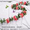 Artificial Rose Vine Floral Ceiling Decor