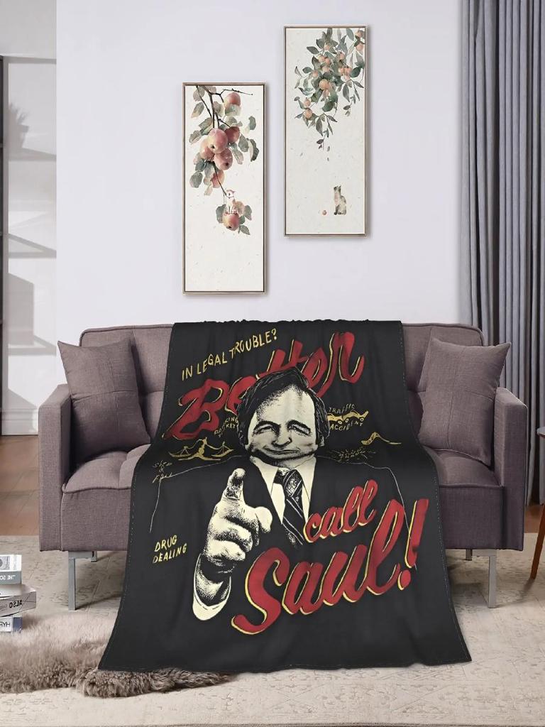 Better Call Saul Throw Blanket Super Soft Plush Flannel Bedspread for Kids  Adults IndoorOutdoor Use