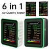 Automatic Display Air Detector 6 in 1 Carbon Dioxide Detector Air Quality Monitor  Travel