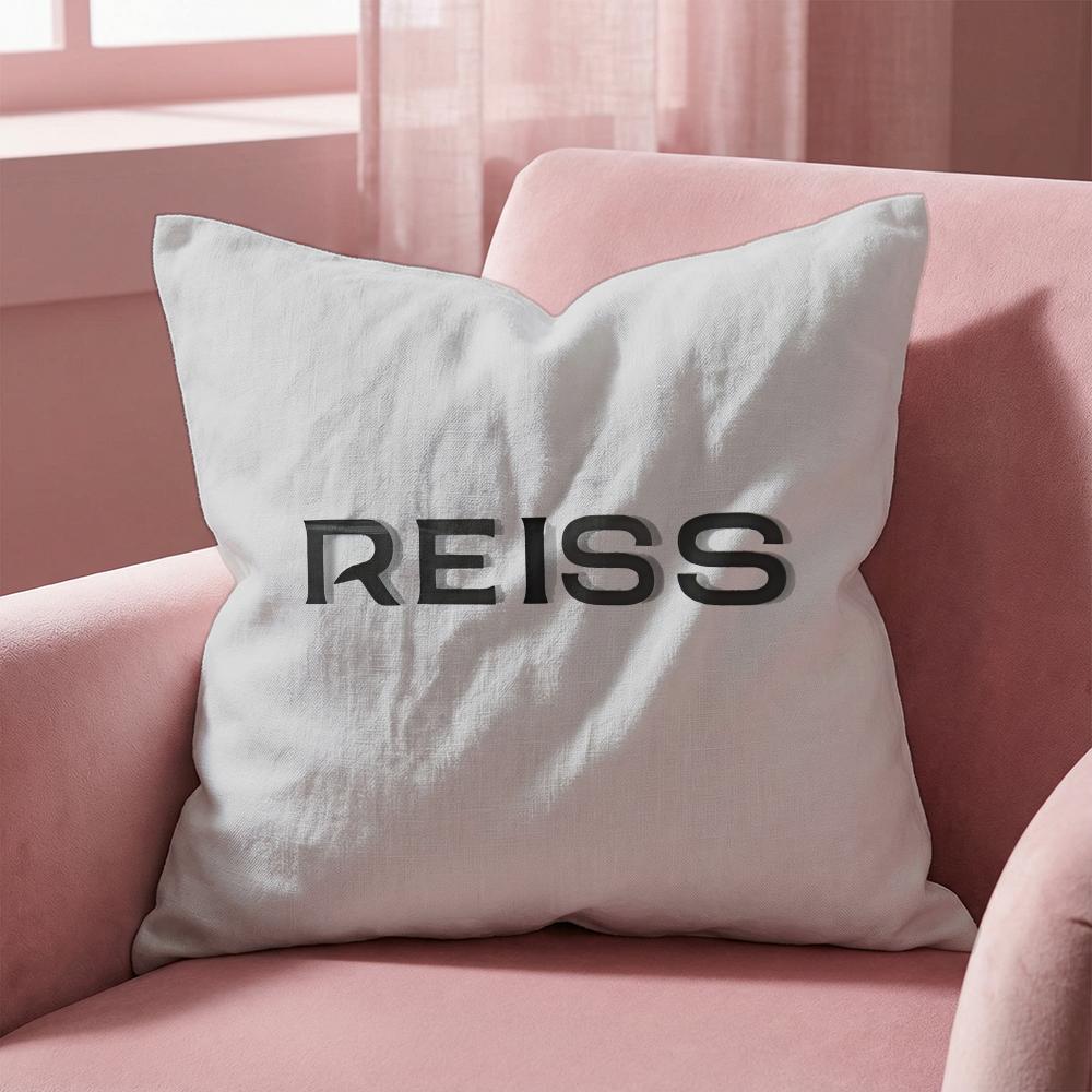 British Brand R-Reiss Cushion Cover Multi-Scene Pillow Cover for Home & Car - Reversible, Soft & Durable for Daily Use
