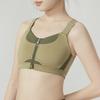 Nike Color Block Breathable Fitness Training Sports Bra Women Underwear Army-Green DD0437-276