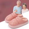 Waterproof and Anti-slip Cotton Shoes, Thick-soled Cotton Slippers for Indoor Warmth