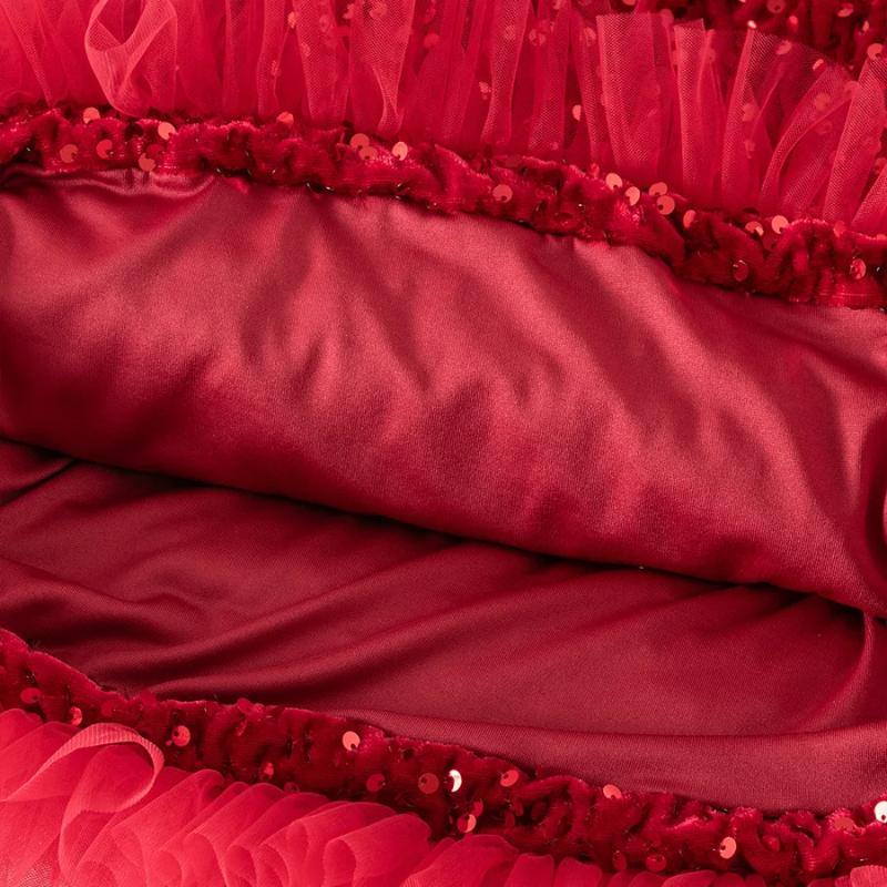 Pailletten Mädchenkleid Kinder Flauschig Geburtstag Formell Abschlussballkleider Abendkleid für Sommer Prinzessin Mädchen Kostüme