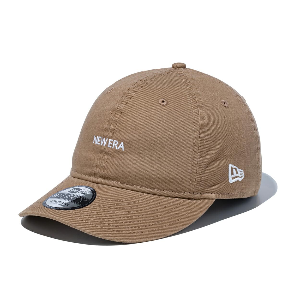 

New Era 9THIRTY Khaki Size 930 Washed Black with Size 25J Cap, S/M, Logo, Khaki, White,