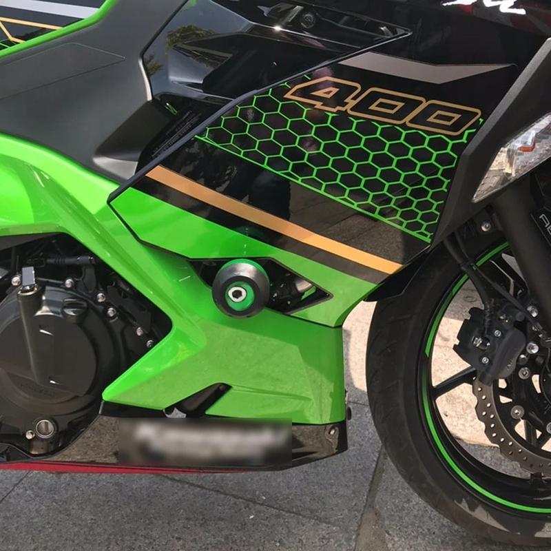 Motorcycle Frame Slider Crashguard Protector for KAWASAKI Ninja 400 Z400 2018- Crash Pad Falling Bumper Accessories