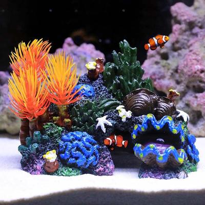 Rock Coral Reef Fish Tank Ornament Aquarium Landscape Coral Artificial Coral Fish Tank Decoration