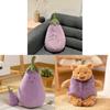 Peluche Orso Melanzana con Materiale Corto in Peluche per Regalo e Collezionisti