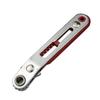 Bidirectional Flat Head Mini Angle Ratchet Wrench and Hex Screwdriver